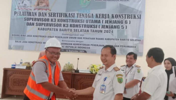 Gandeng Balai Jasa Banjarmasin, DPUPR Barsel Gelar Pelatihan