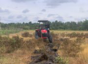 TMMD Ke-124 Kodim 1012/Buntok Buka Lahan Tidur Menjadi Lahan Produktif