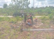 Satgas TMMD Ke-124 Buat Sumur Bor Guna Penuhi Air Bersih Masyarakat