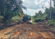 Satgas TMMD Ke-124 Kebut Pembukaan Jalan Baru di Desa Mungkur Baru