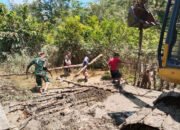 Semangat Pantang Menyerah, Satgas TMMD Reg Ke-124 Wujudkan Impian Warga