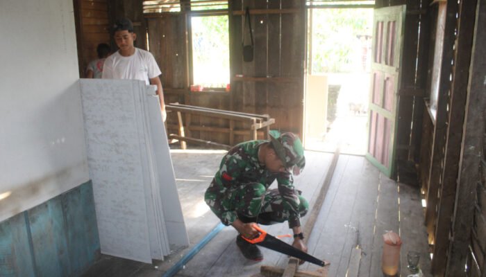 Perehaban RTLH Terus Di Kebut Satgas TMMD Reguler Ke-124