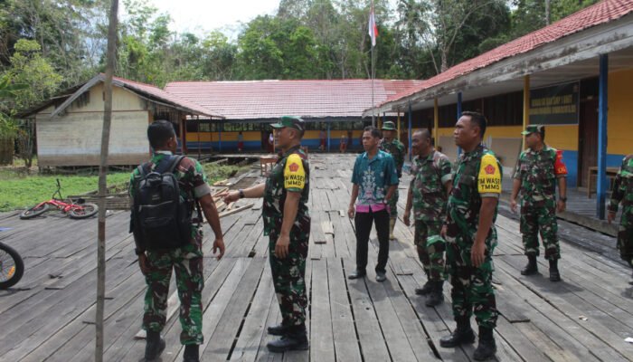 Tim Wasev Mabesad Kunjungi Pelaksanaan TMMD ke-124