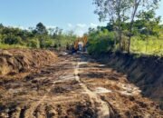 Satgas TMMD Ke-124 Optimalkan Pengerjaan Jalan dengan Alat Berat