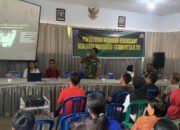 Satgas TMMD Kodim 1012/Buntok Gelar Penyuluhan Wawasan Kebangsaan di Desa Talio