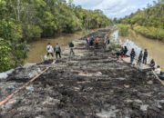 Program TMMD Reguler ke-124, Progres Penimbunan Jalan Desa Talio Mencapai 53 Persen