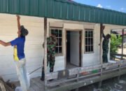 Satgas TMMD Kodim 1012/Buntok Rehabilitasi Mushola di Desa Talio untuk Kenyamanan Ibadah Warga