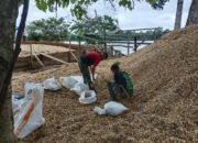 Satgas TMMD Isi Material ke Dalam Karung untuk Percepat Distribusi di Desa Talio