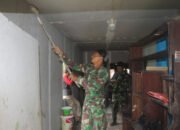 Pengecatan RTLH, Satgas TMMD Pastikan Hasil Lebih Rapi