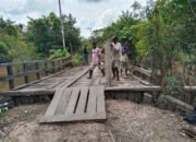 Satgas TMMD Reguler Ke-124 Mulai Bongkar Jembatan Penghubung Desa Talio