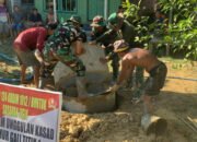 Berselimutkan Terik, Satgas TMMD Reguler Ke-124 Lanjutkan Pengerjaan Sumur Galian