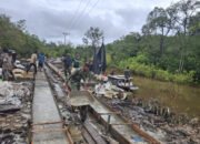 Satgas TMMD Kodim 1012/Buntok Laksanakan Pengecoran Jalan di Desa Talio