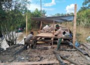 Pengerjaan Jembatan dan Jalan di Desa Talio Terus Berjalan Lancar