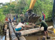 Kerja Sama Satgas TMMD Sangat Luar Biasa, Pembangunan Jembatan Penghubung