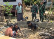 Usaha Satgas TMMD Ke-124 Kodim 1012/Buntok Dekatkan Masyarakat Pada Sumber Air Bersih