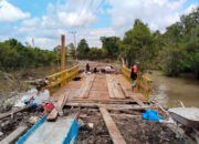 Pembangunan Jembatan Jalan Desa Talio Terus Digenjot Agar Segera Rampung