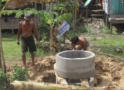 Satgas TMMD ke-124 Pasang Cincin Sumur Galian di Desa Talio untuk Dukung Akses Air Bersih