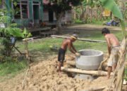 Satgas TMMD ke-124 Pasang Cincin Sumur Galian di Desa Talio, Perkuat Akses Air Bersih Warga