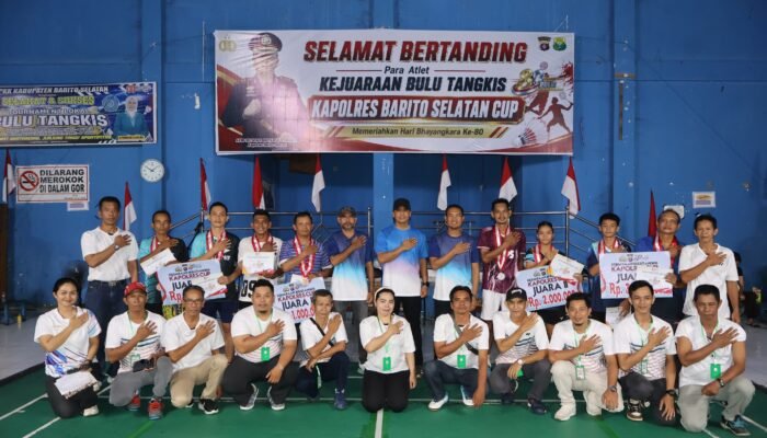Turnamen Badminton Kapolres Cup 2026 Resmi Ditutup
