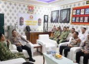 Kapolres Barsel Melaksanakan Kunker ke Kodim 1012/Buntok