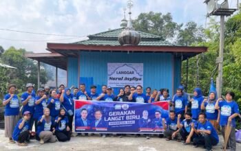 Sambut 25 Tahun Partai Demokrat, DPC Demokrat Barsel Gelar Bakti Sosial
