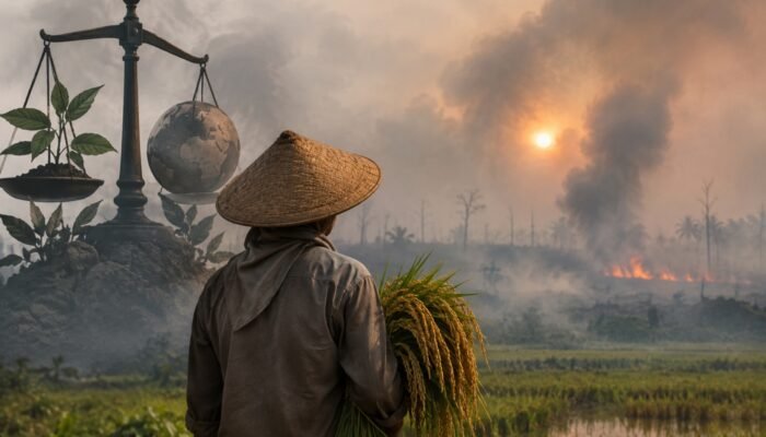Kabut Asap Bayangi Peringatan Hari Keadilan Ekologis dan Hari Tani Nasional