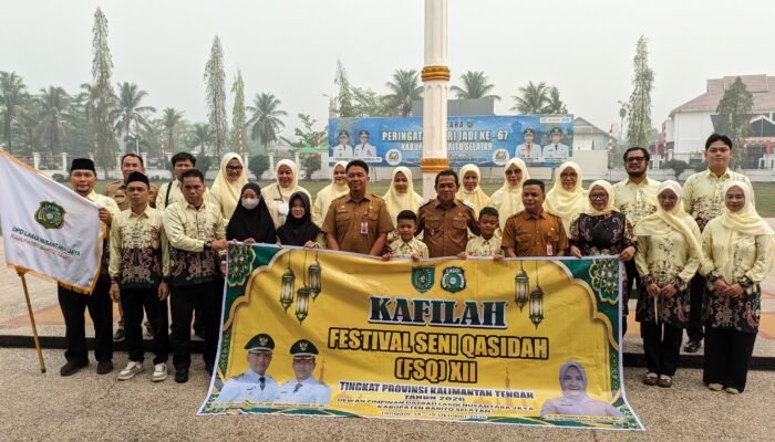 Pemkab Barsel Lepas 27 Anggota Kafilah LASQI Ikuti Festival Seni Qasidah XII di Kapuas