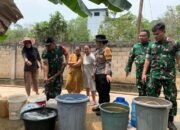 Kodim 1012/Buntok Salurkan Bantuan Air Bersih untuk Warga Terdampak Kekeringan