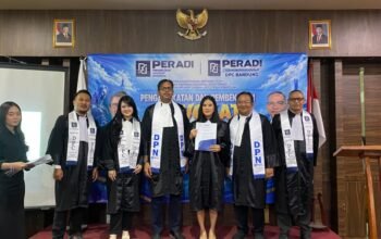 DPN PERADI Bandung Gelar Pengangkatan 25 Advokat Baru